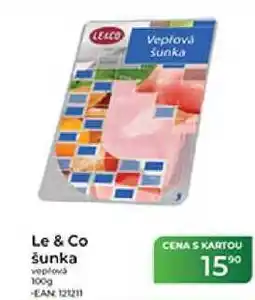 Tamda Foods Le & Co šunka veplová nabídka