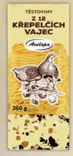 Albert Avelopa Těstoviny z křepelčích vajec nabídka