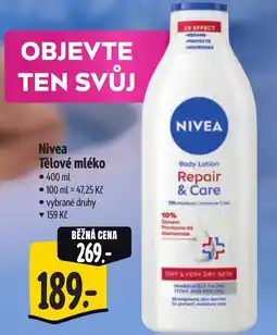 Albert Nivea Tělové mléko nabídka