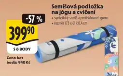Albert Semišová podložka na jógu a cvičení nabídka