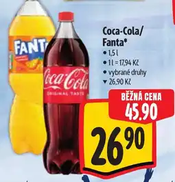 Albert Coca-Cola/ Fanta nabídka