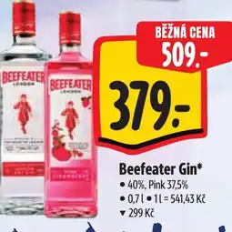 Albert Beefeater Gin nabídka