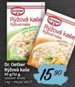 COOP TIP Dr. Oetker Rýžová kaše nabídka