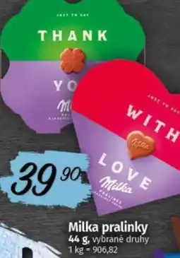 COOP TIP Milka pralinky nabídka