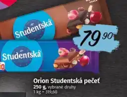 COOP TIP Orion Studentská pečeť nabídka