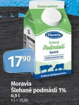 COOP TIP Moravia šlehané podmáslí 1% nabídka