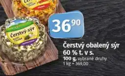 COOP TIP Čerstvý obalený sýr 60 % t. v s. nabídka