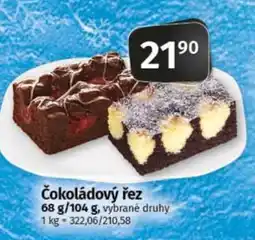 COOP TIP Čokoládový řez nabídka
