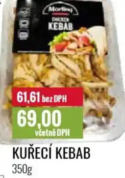 Ratio Kuřecí kebab nabídka
