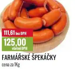 Ratio Farmářské špekáčky nabídka