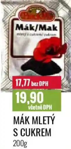 Ratio Mák mletý s cukrem nabídka