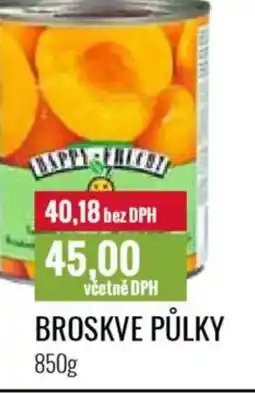 Ratio Broskve půlky nabídka