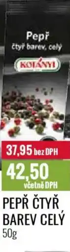 Ratio Kotányi Pepř čtyř barev celý nabídka