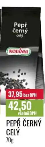 Ratio Kotányi Pepř černý cely nabídka