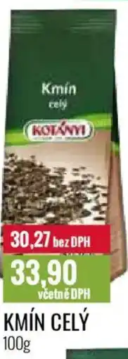 Ratio Kotányi Kmín cely nabídka