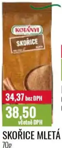 Ratio Kotányi Skořice mletá nabídka