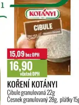 Ratio Koření kotányi nabídka