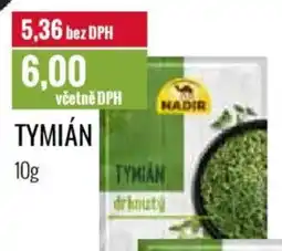 Ratio Nadir Tymián nabídka