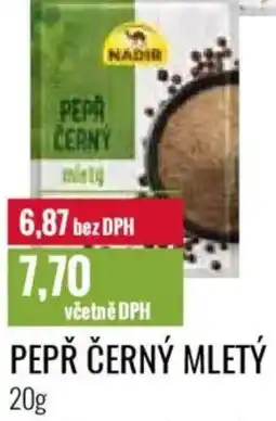 Ratio Nadir Pepř černý mletý nabídka