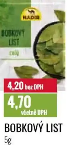 Ratio Nadir Bobkový list nabídka