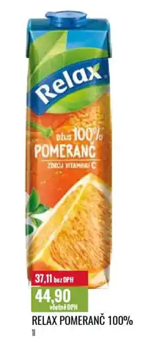Ratio Relax pomeranč 100% nabídka