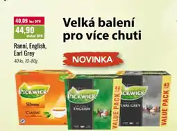 Ratio Ranní, English, Earl Grey nabídka