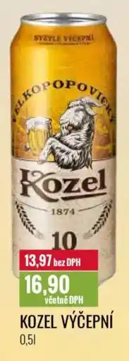 Ratio Kozel výčepní nabídka