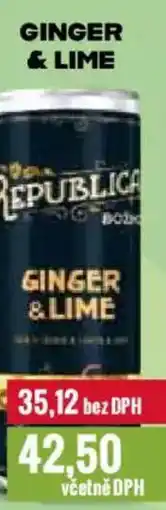 Ratio Republica Ginger & lime nabídka