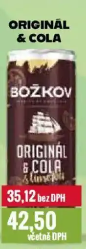 Ratio Božkov originál & cola nabídka