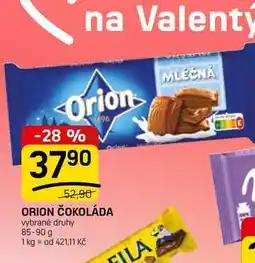 Flop ORION ČOKOLÁDA vybrané druhy nabídka