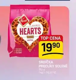 Flop SRDÍČKA PRECLÍKY SOLENÉ nabídka