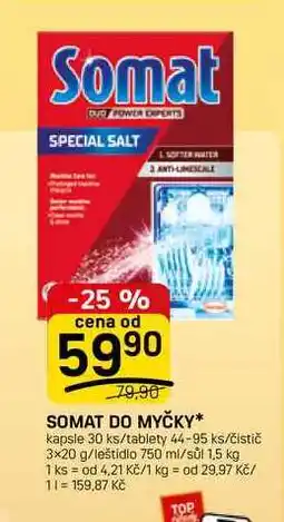 Flop SOMAT DO MYČKY kapsle 30 ks/tablety 44-95 ks nabídka