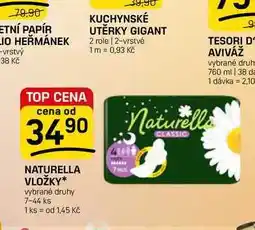 Flop NATURELLA VLOŽKY vybrané druhy 7-44 ks nabídka