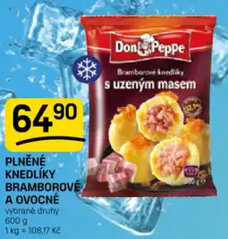 Flop Don Peppe Plněné knedlíky bramborové a ovocné nabídka