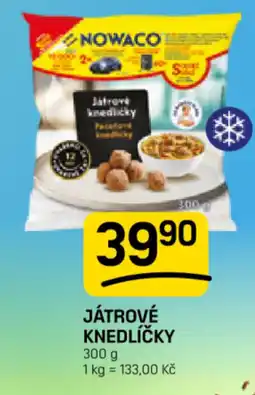 Flop Nowaco Játrové knedlíčky nabídka