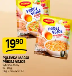 Flop Polévka maggi přidej vejce nabídka