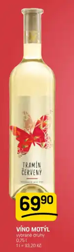 Flop Víno motýl nabídka