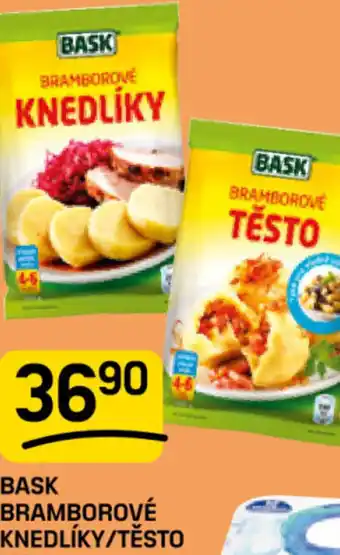 Flop Bask bramborové knedlíky/těsto nabídka