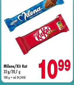 Qanto Milena/Kit Kat nabídka