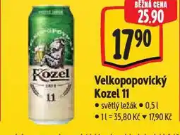 Albert Pivo velkopopovický kozel nabídka