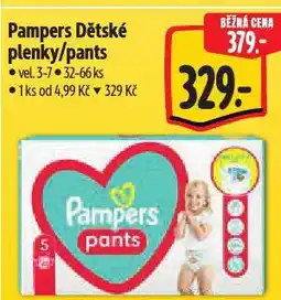 Albert Pampers dětské plenky nabídka
