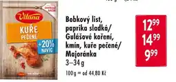 Qanto Vitana Bobkový list, paprika sladká/ Gulášové koření, kmín, kuře pečené/ Majoránka nabídka
