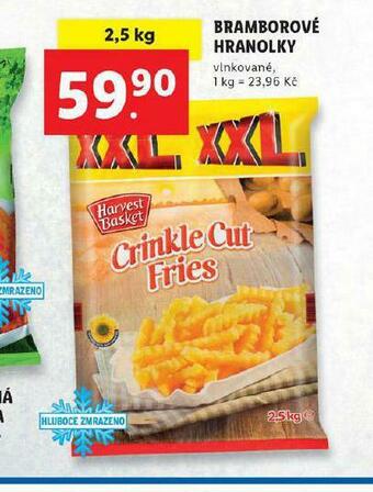 Lidl Bramborové hranolky nabídka