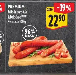 Albert Mistrovská klobása nabídka