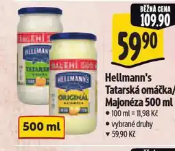 Albert Hellmann's tatarská omáčka nabídka