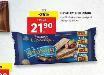 Lidl Oplatky kolonáda nabídka