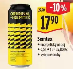 Albert Semtex energy drink nabídka