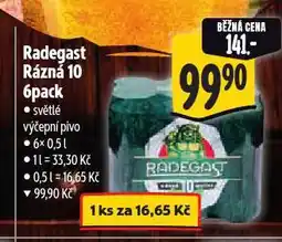 Albert Pivo radegast nabídka