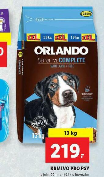 Lidl Orlando krmivo pro psy nabídka