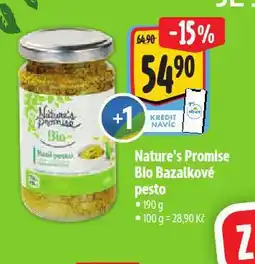 Albert Bio bazalkové pesto nabídka